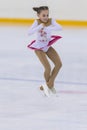 Female Figure Skater from Belarus Alisa Chumakova Performs Cubs A Girls Free Skating Program Royalty Free Stock Photo